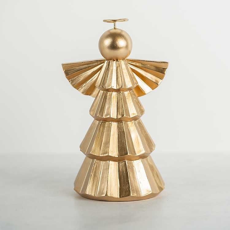 Gold Angel Abstract Christmas Figurine | Kirkland's Home