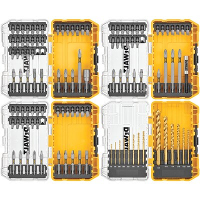 DEWALT  Tough Grip Set Shank Screwdriver Bit Set Drill/Driver (110-Piece) | Lowe's