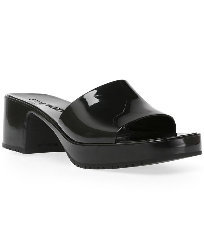 Steve Madden Women's Harlin Jelly Block-Heel Sandals & Reviews - Sandals - Shoes - Macy's | Macys (US)