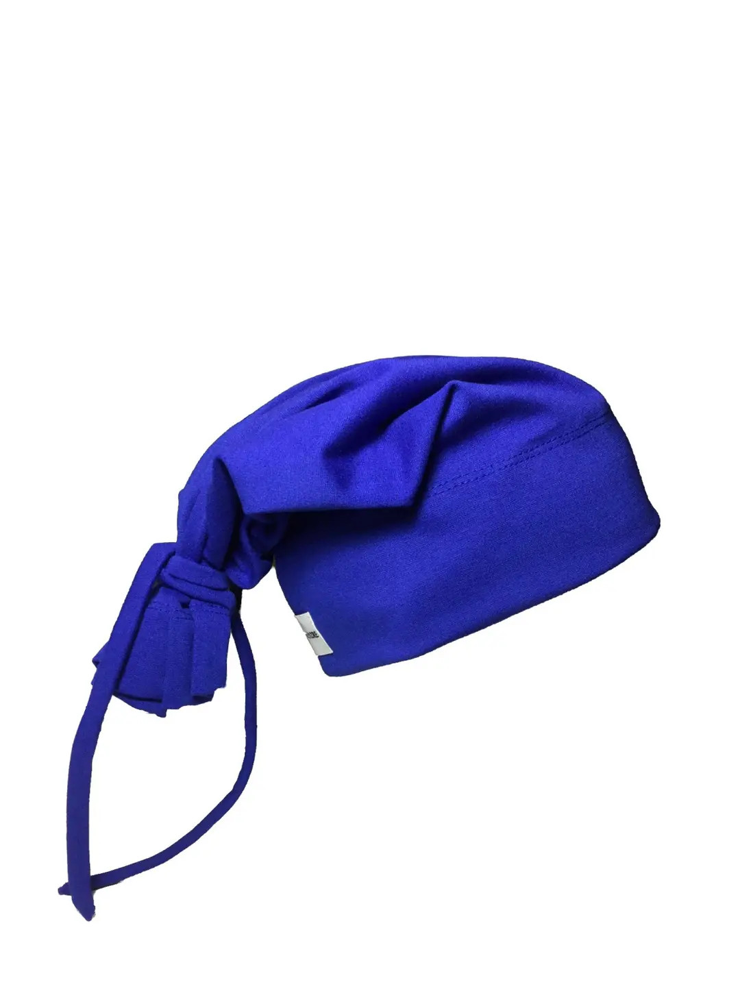 Royal Blue Davinaire Tie Beanie - Etsy | Etsy (US)