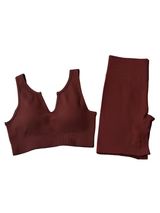 'Cora' U-neck Workout Set (6 Colors) | Goodnight Macaroon