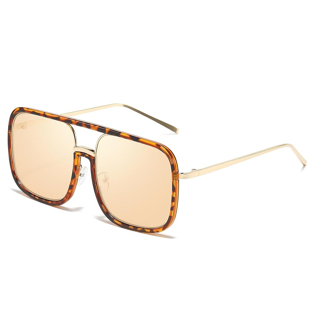 SODQW Oversized Aviator Sunglasses for Women Trendy Big Square Sun Glasses UV Protection 2025 Sha... | Amazon (US)