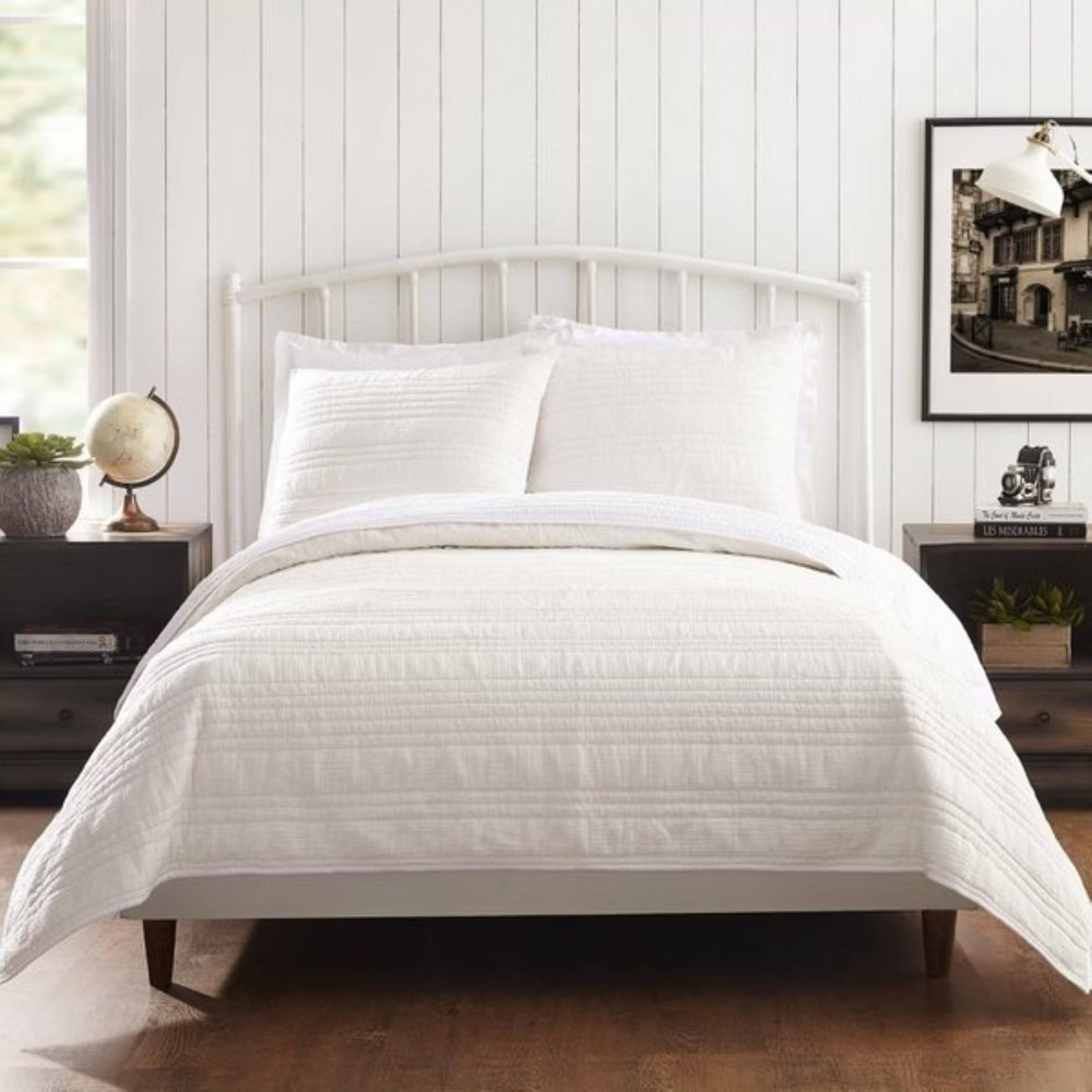 Full/Queen Atmosphere Gauze Quilt White - 1977 Dry Goods | Target