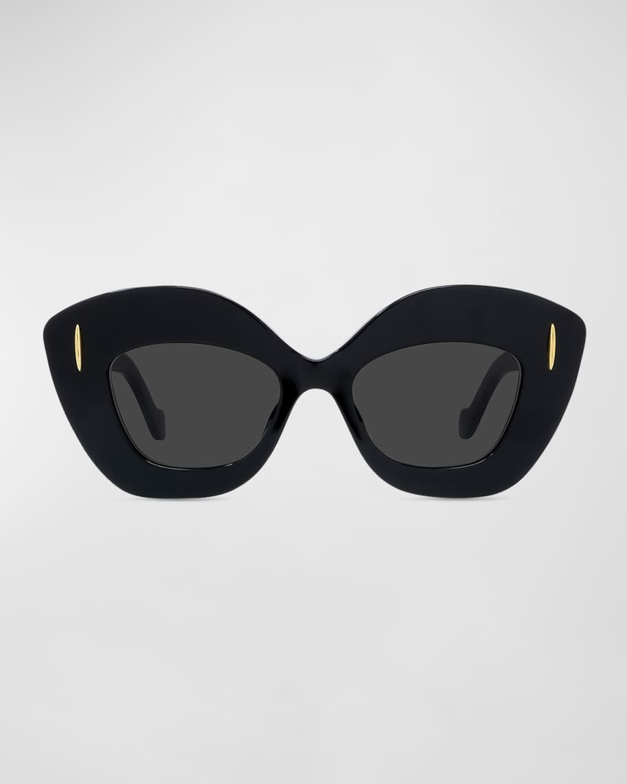 Loewe Anagram Acetate Butterfly Sunglasses | Neiman Marcus