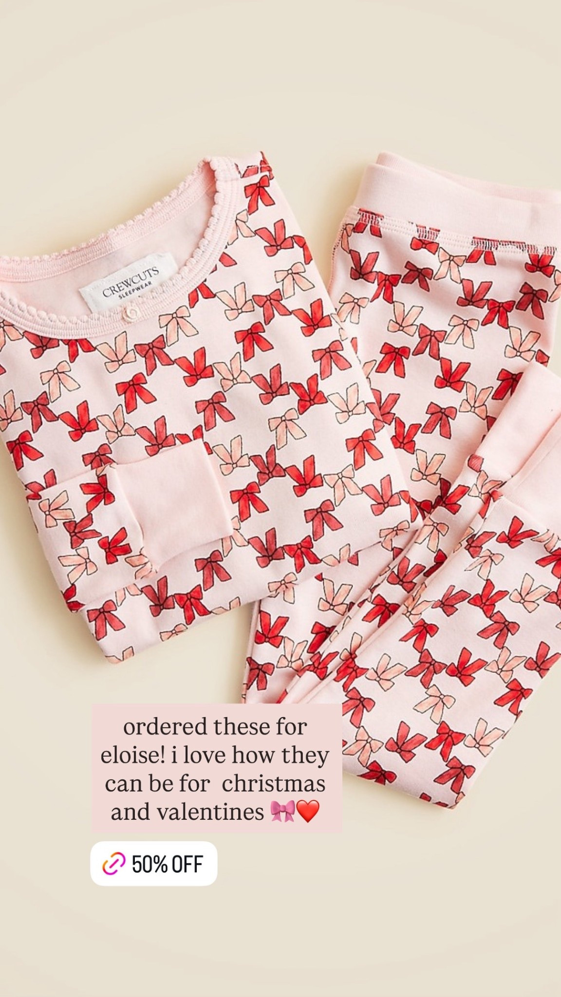 50% off the cutest pajamas for girls!!!! ordered for eloise 

#LTKCyberWeek #LTKSaleAlert #LTKGiftGuide