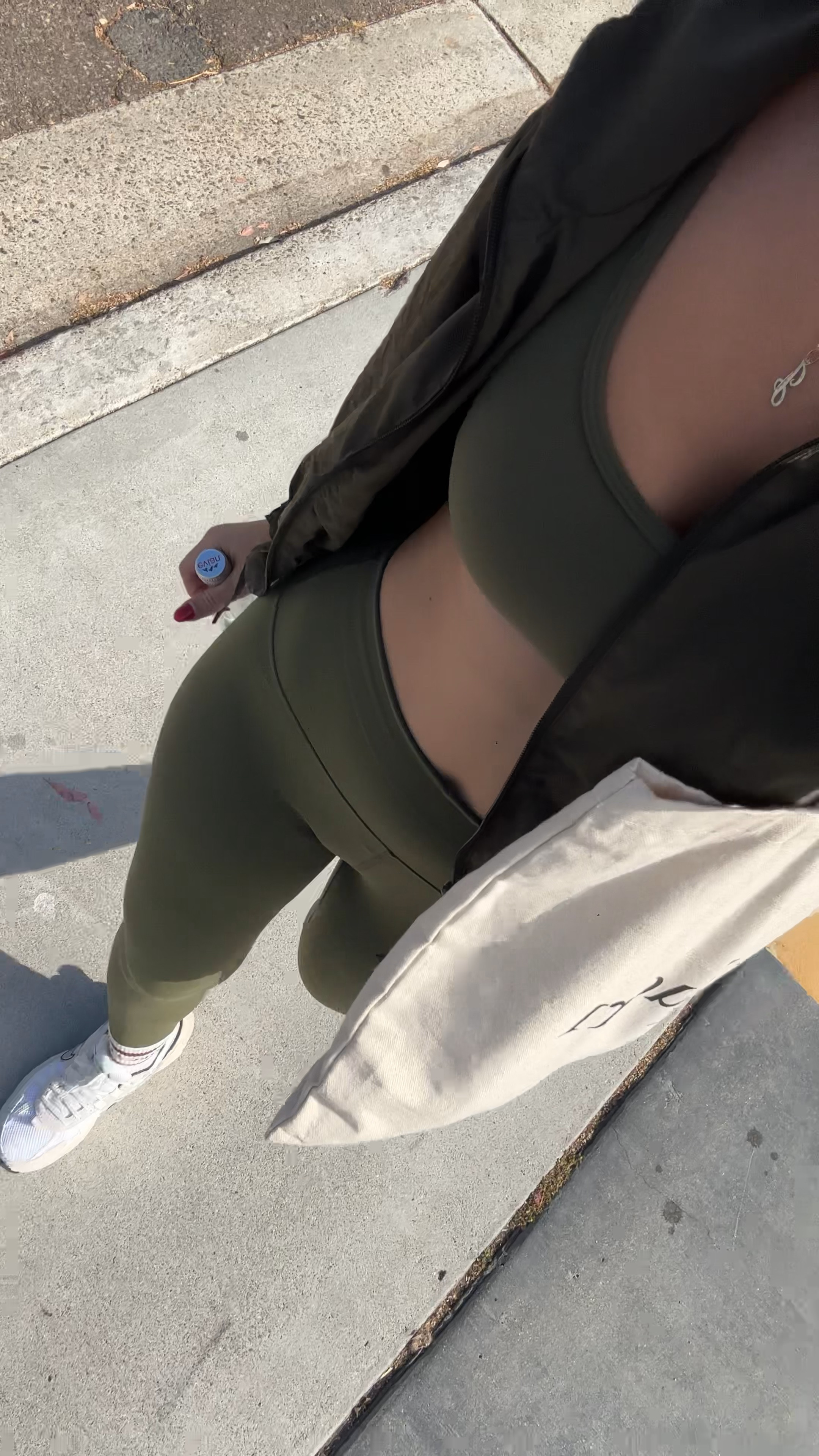 Wearing S in the c/d bra, and 4 in leggings!!

#LTKStyleTip #LTKFitness