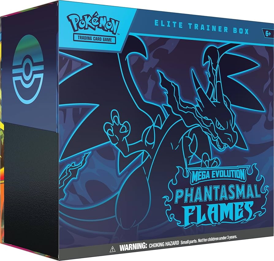 Pokémon TCG: Mega Evolution—Phantasmal Flames Elite Trainer Box | Amazon (US)