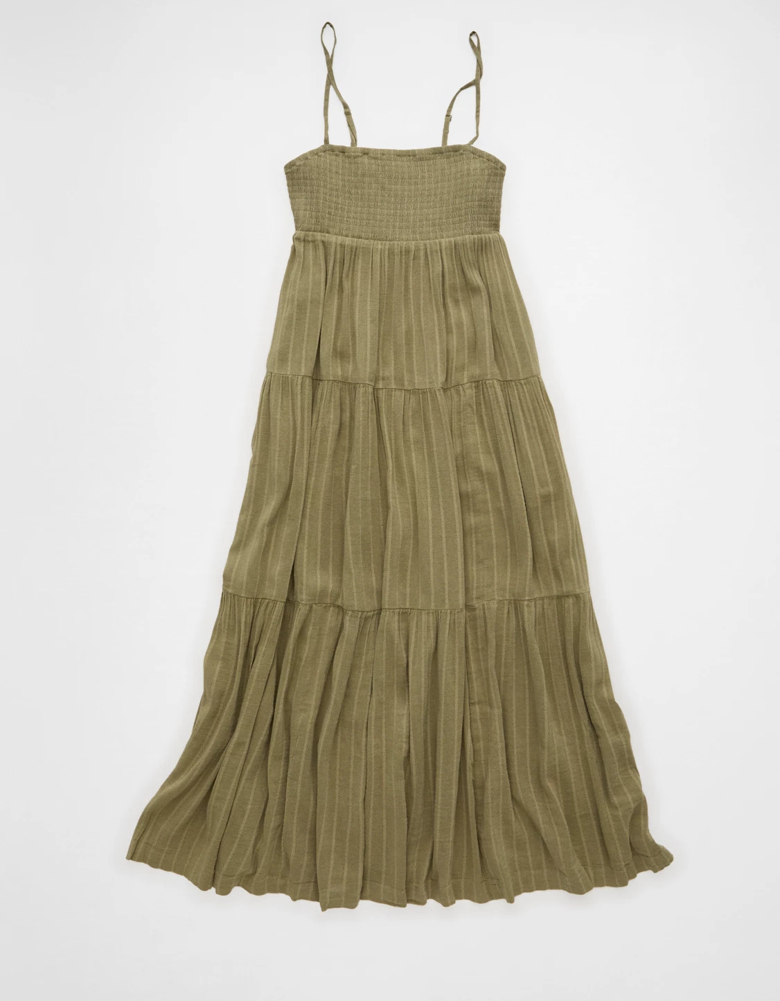 AE Smocked Babydoll Midi Dress | American Eagle Outfitters (US & CA)