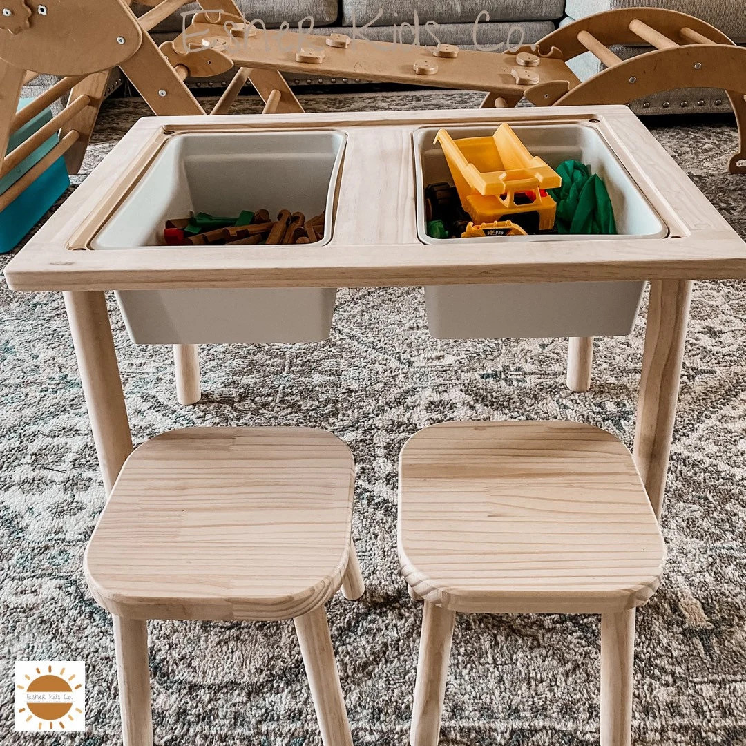 Sensory table (table only) | Montessori Sensory Table with Lids | Flisat | Etsy (US)