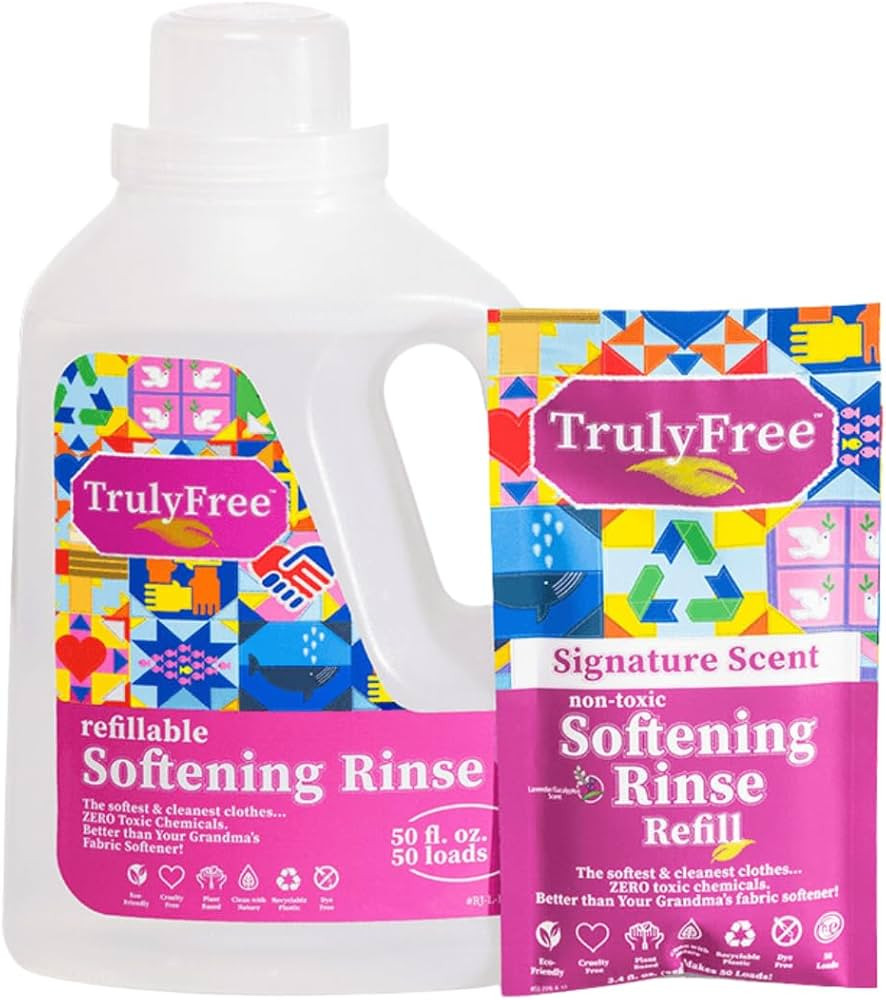 Truly Free Fabric Softening Conditioner for Clothes| Safe for Babies & Kids with Sensitive Skin |... | Amazon (US)