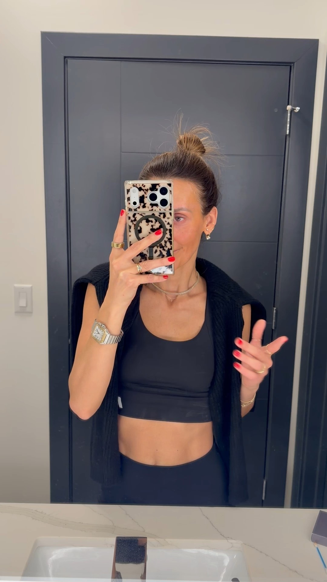 Early morning heated room strength training - this posture bra is a total game changer especially when it comes to weight lifting and reformer Pilates, keeps my back straight and helps to keep my posture during movements size small, spanxxseamless leggings small - favorite cashmere sweater brand in the turtleneck and rib knit version small 

#LTKActive #LTKmorningroutine #LTKselfcare