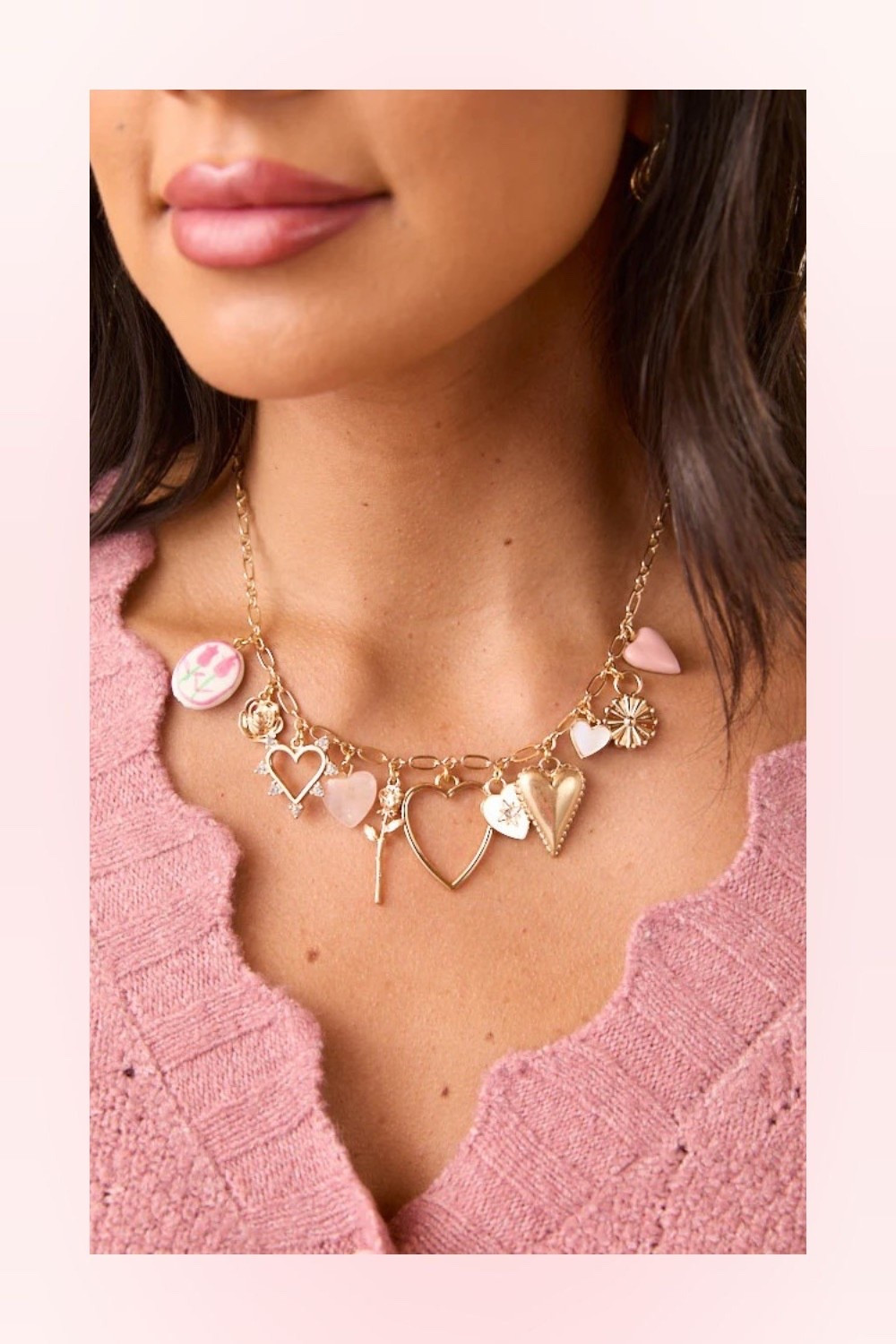 Heart Charm Necklace 

#LTKCyberWeek #LTKGiftGuide #LTKdayinmylife