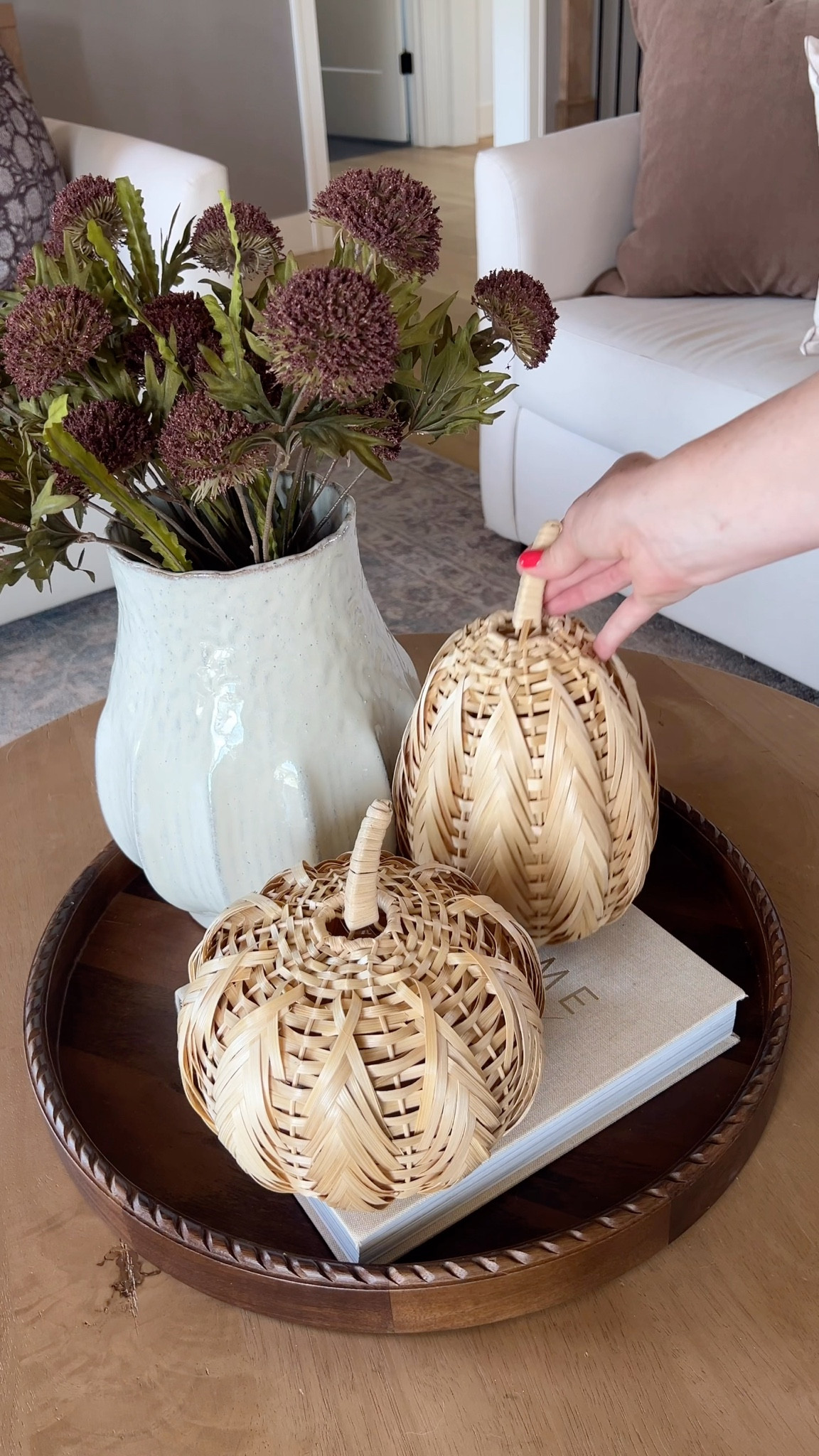 Fall coffee table decor! 

#LTKSeasonal #LTKHome #LTKStyleTip