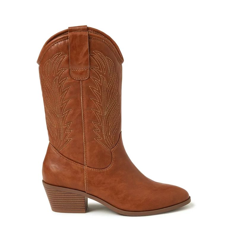 Time and Tru Women’s Cowboy Boots | Walmart (US)