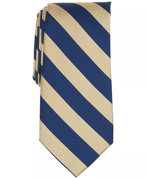 Club Room Men's Harbor Classic Stripe Pattern Tie, Macy's Exclusive - Macy's | Macy's