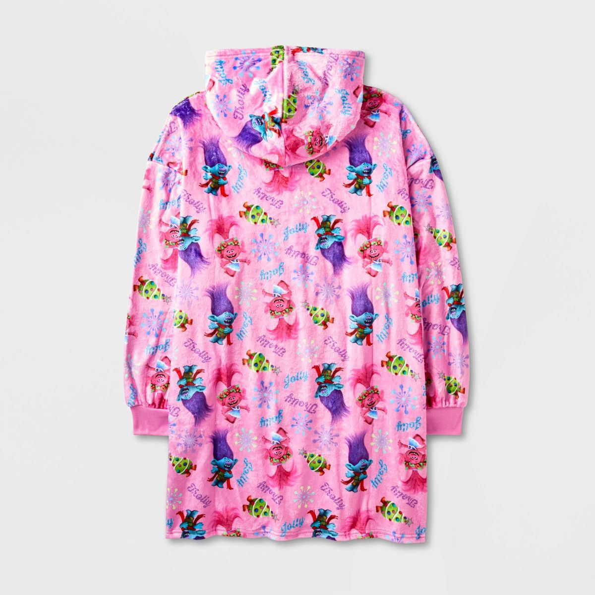 Girls' Trolls Wearable Blanket - Pink | Target