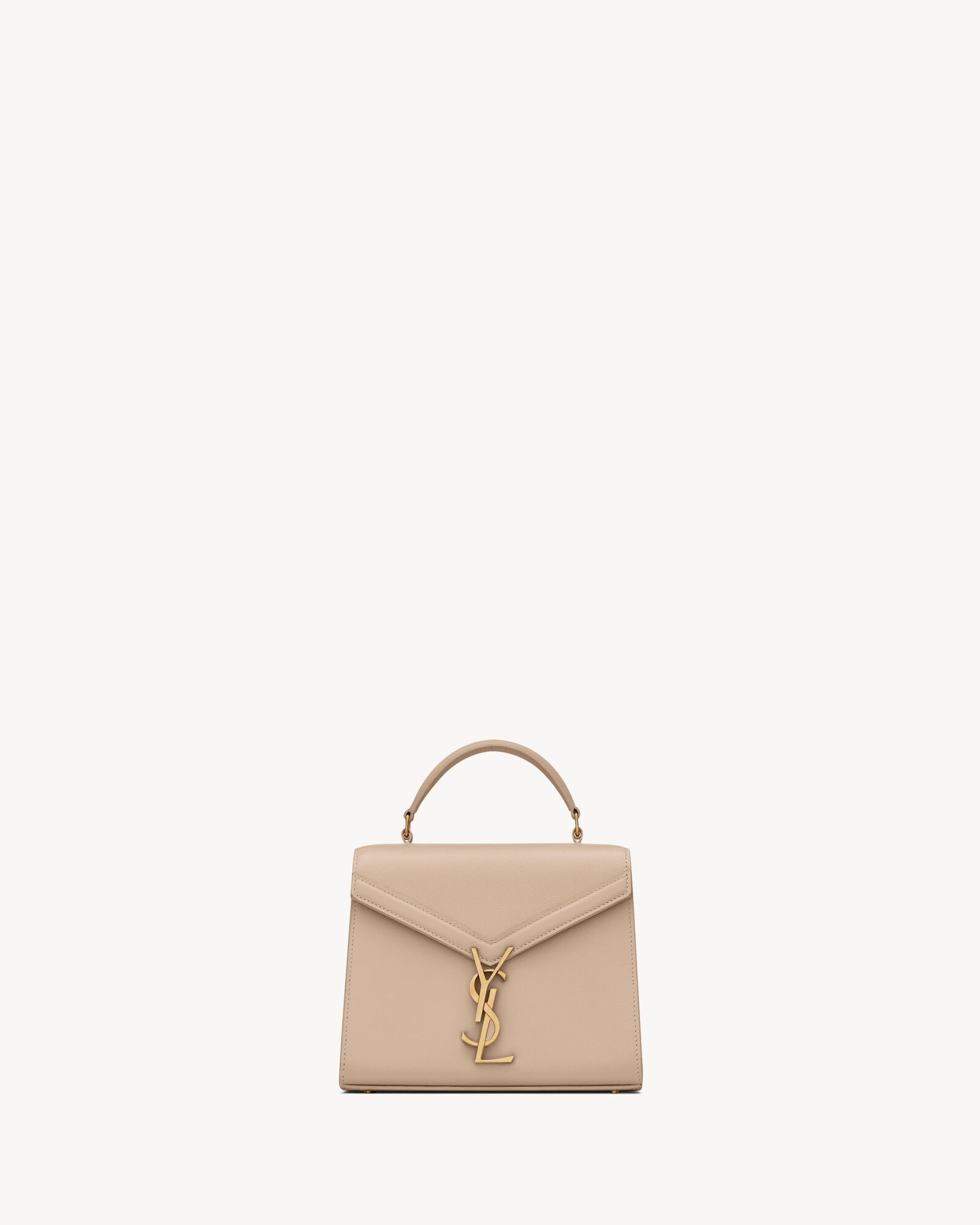 cassandra mini top handle bag in grain de poudre embossed leather | Saint Laurent Inc. (Global)