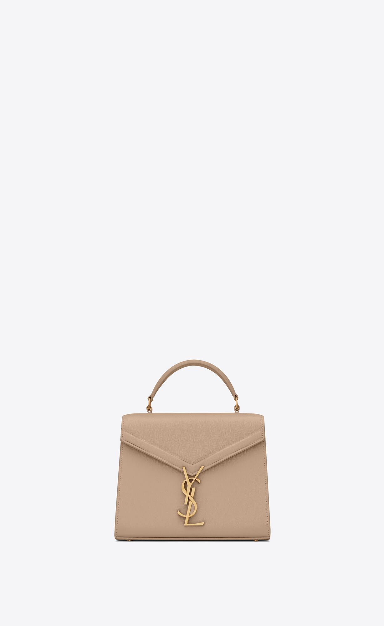 cassandra mini top handle bag in grain de poudre embossed leather | Saint Laurent Inc. (Global)
