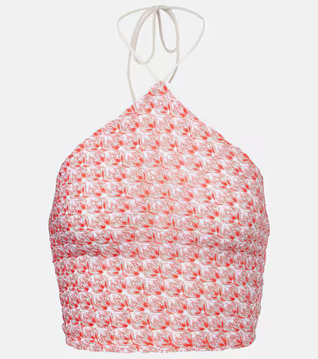 Lamé lace crop top | Mytheresa (US/CA)