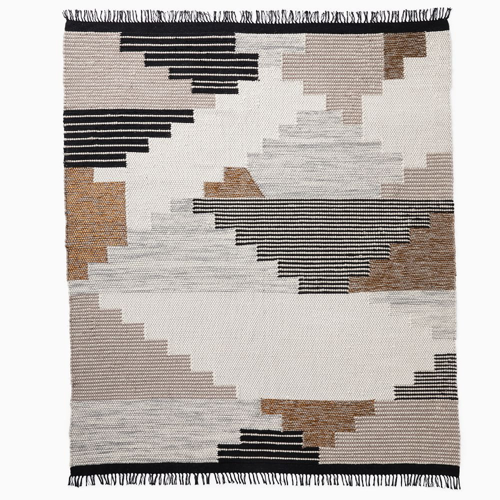 Colca Wool Rug, 6x9, Flax | West Elm (US)