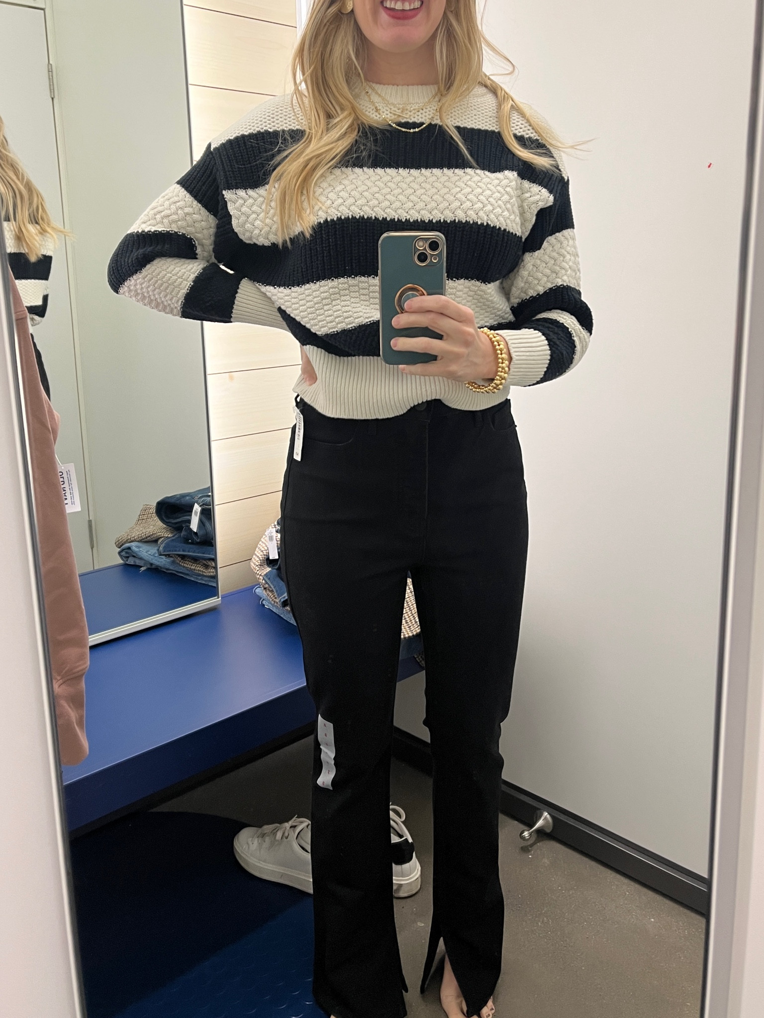 50% off old Navy Jeans//Extra High Rise Kicker Boot-cut jeans

#LTKunder50 #LTKFind #LTKsalealert