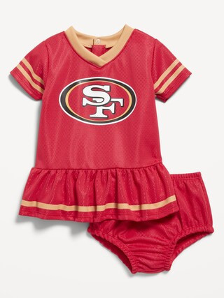 NFL™ San Francisco 49ers™ Graphic Mesh Dress and Shorts Set for Baby | Old Navy (US)
