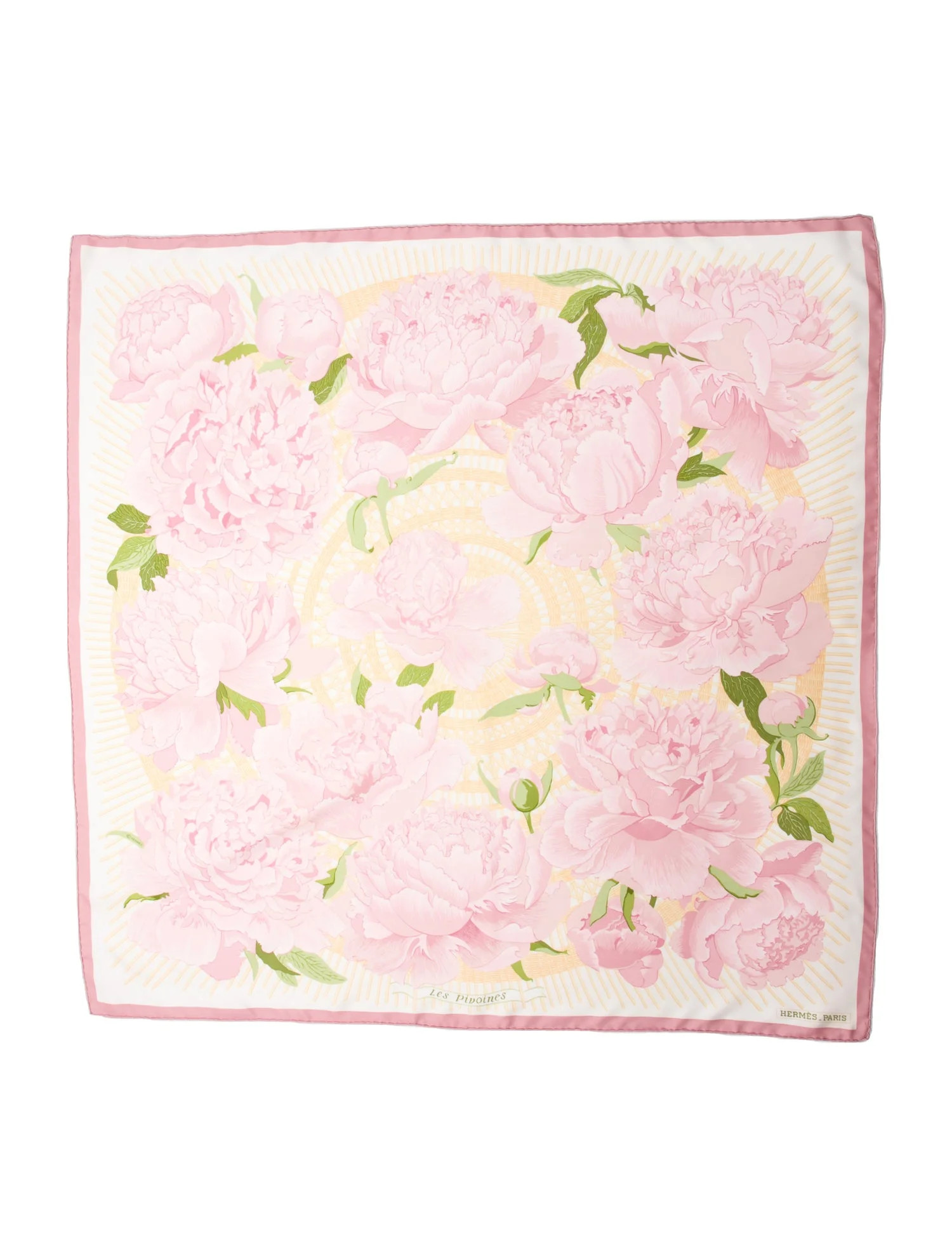 Les Pivoines Silk Scarf | The RealReal