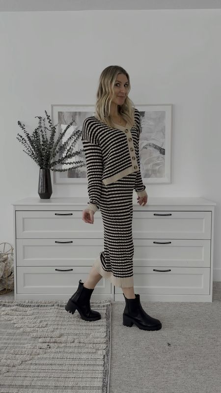 Stripes are IN and here are four stripes dresses and sets that are so cute, if you ask me!! That first one can be worn as a swim coverup and those separates can be separated to go with jeans or shorts or a tank - so many fun options here! Wearing a small in all of them!

#LTKSeasonal #LTKstyletip #LTKfindsunder100