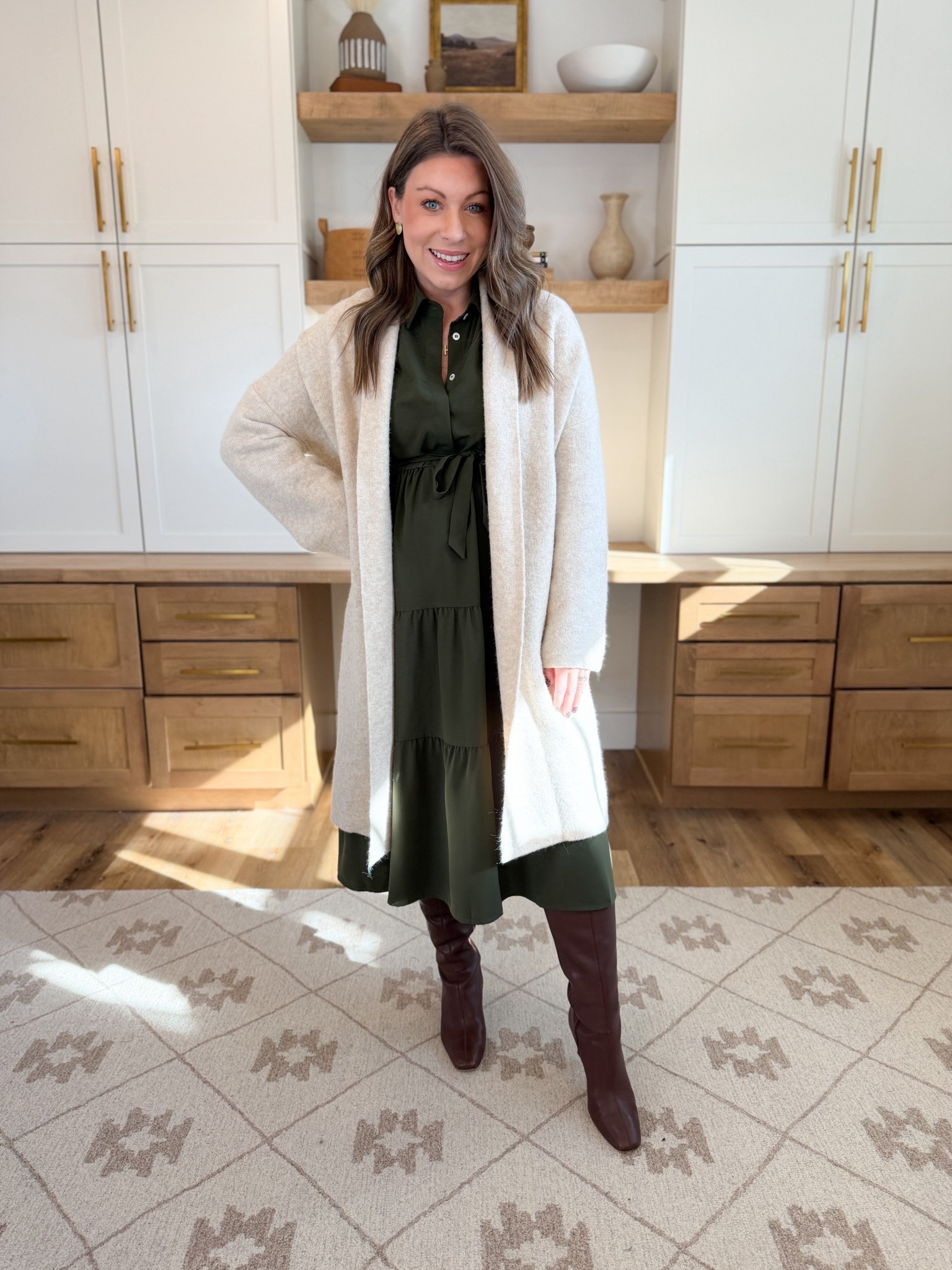 Amazon outfit that would be perfect for the office or holiday events! This cardigan is so warm and cozy, truly the perfect cardigan for winter! 

#LTKHoliday #LTKU #LTKSeasonal