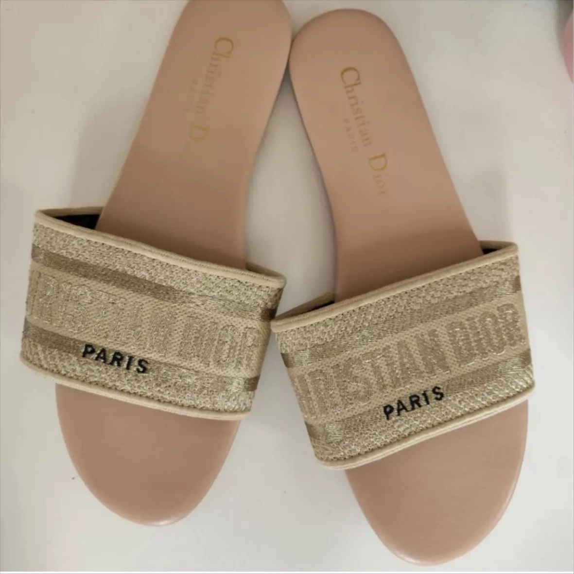 Dior Dway Women Platform Sandals Christian Designers Slides Low
