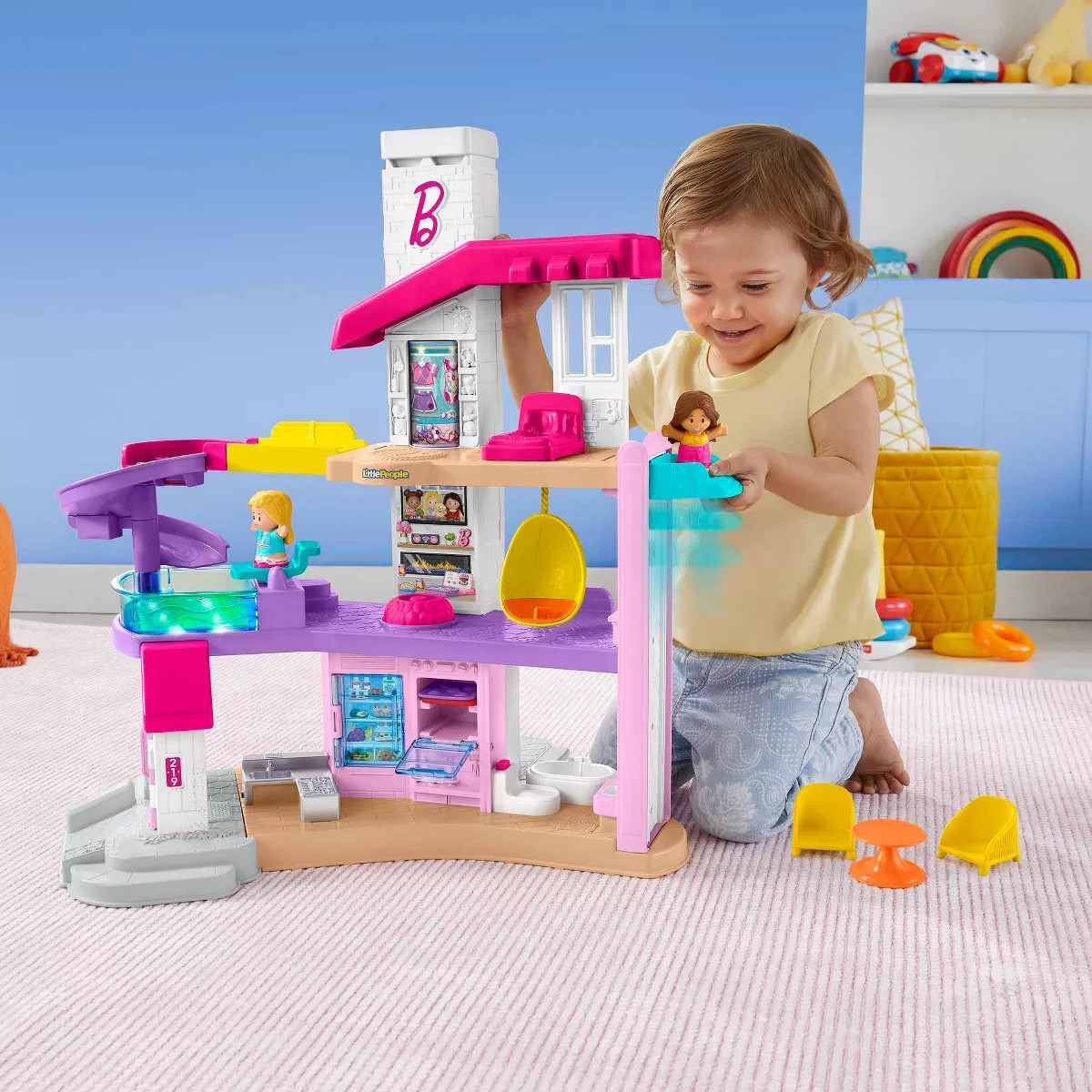 Fisher-Price Little People Barbie Little Dreamhouse Interactive Playset | Target