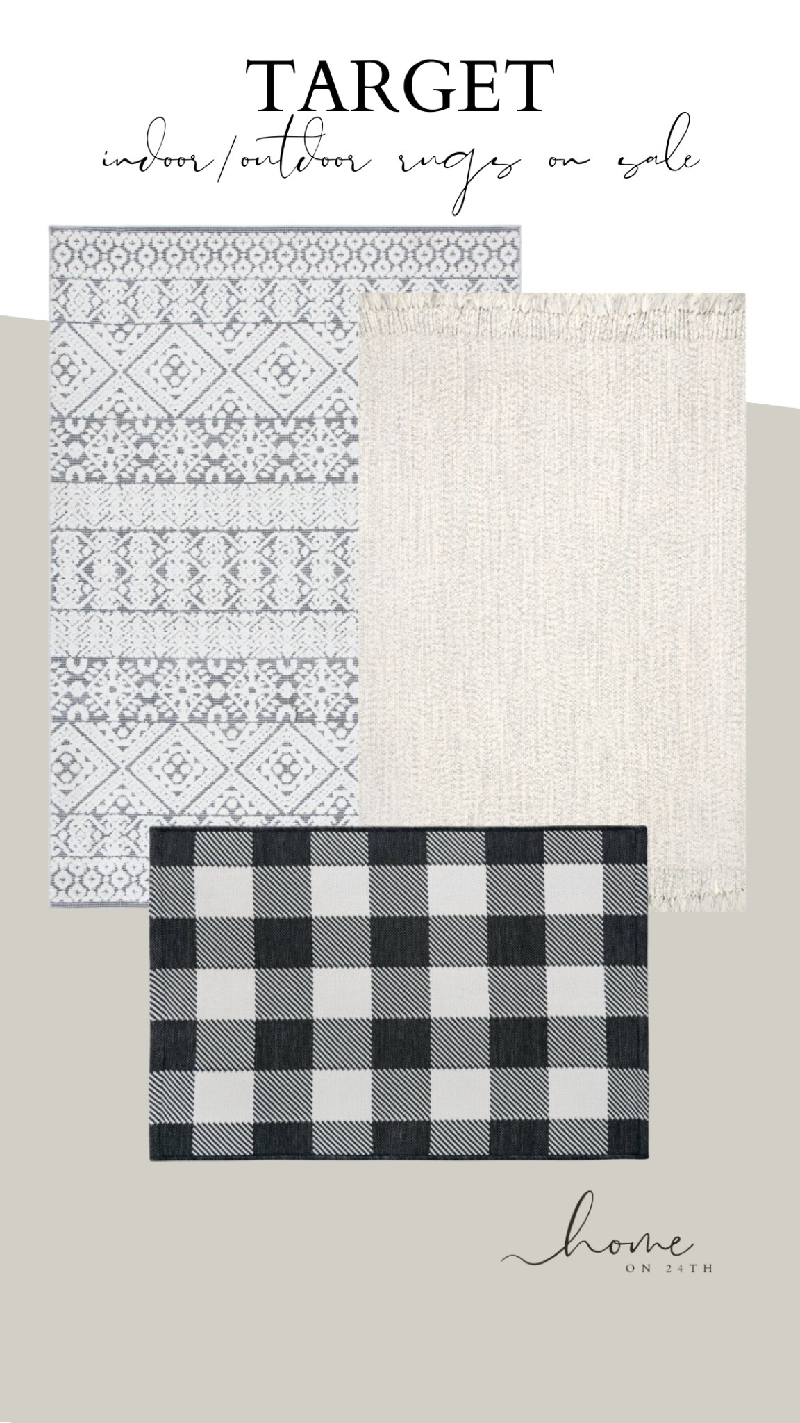 Durable, affordable rugs to layer on your porch, deck or patio!
.
Love these fall rugs on sale at Target!



#LTKsalealert #LTKunder50 #LTKhome