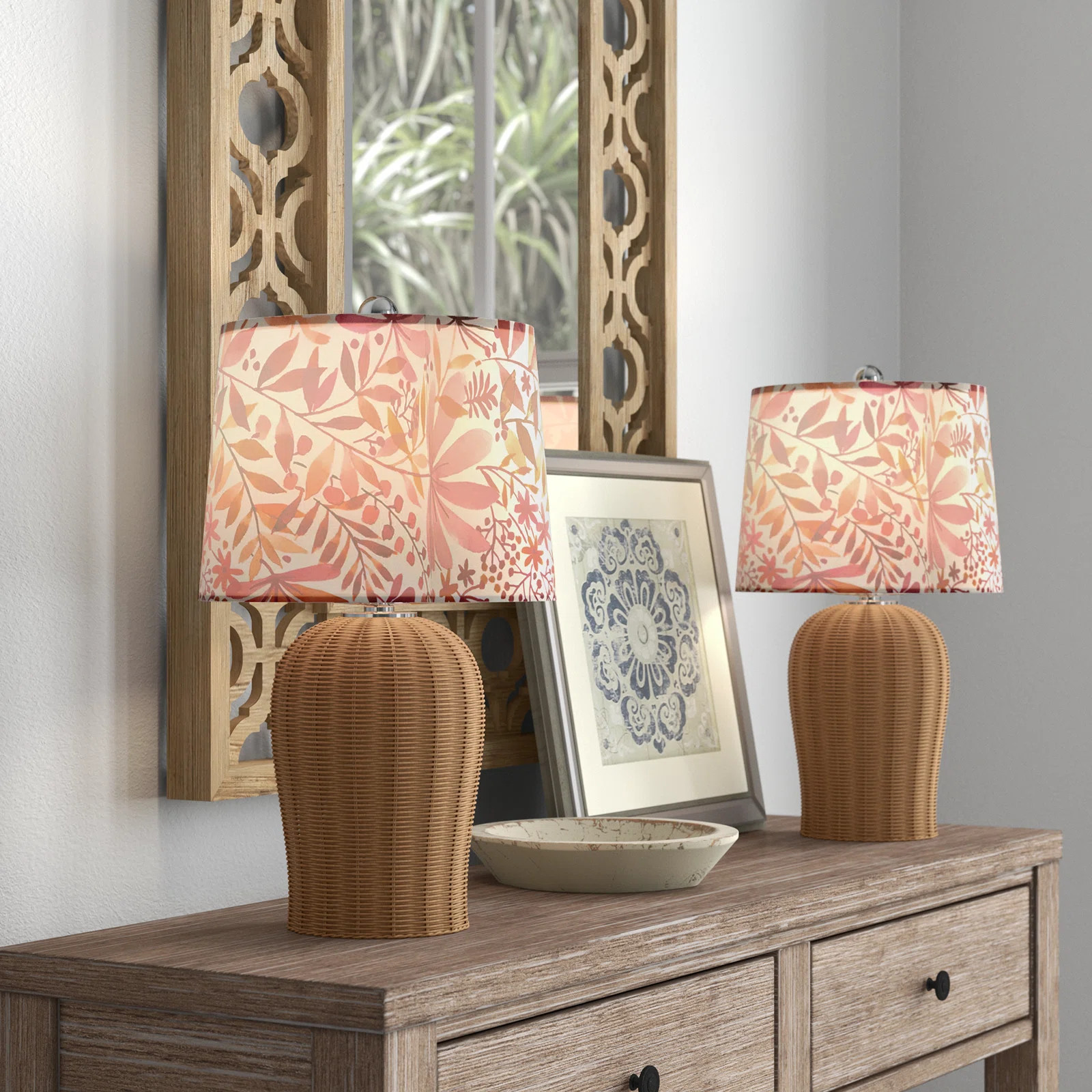 Mistana™ Arcola Rattan Table Lamp & Reviews | Wayfair | Wayfair North America