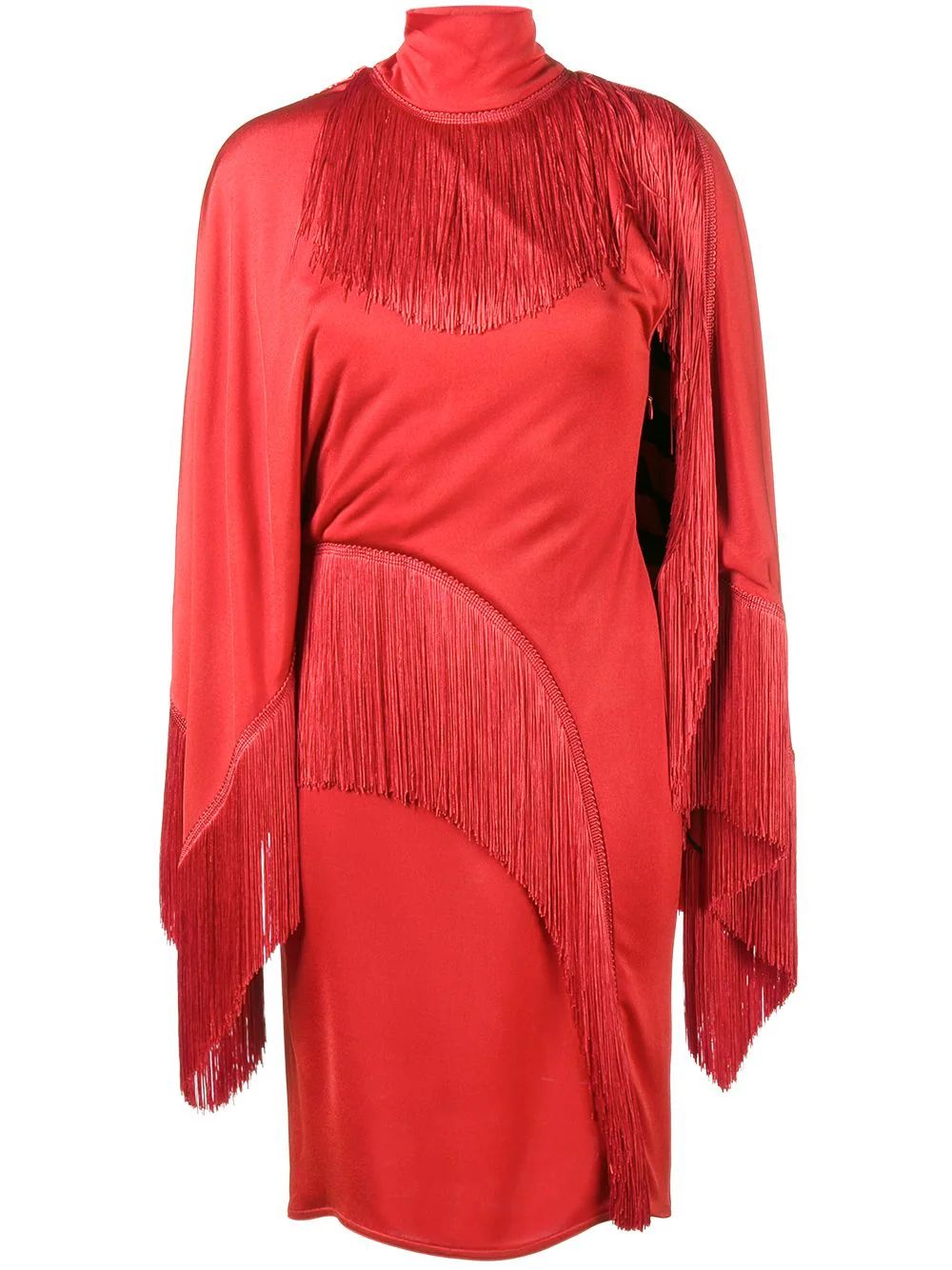 Givenchy Dress with Fringing - Red | FarFetch Global