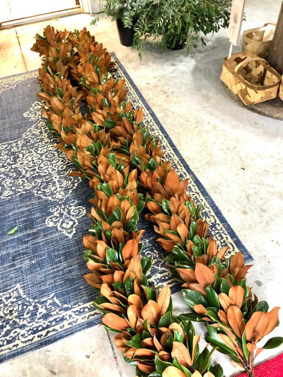 FRESH Magnolia Garland | Etsy (US)