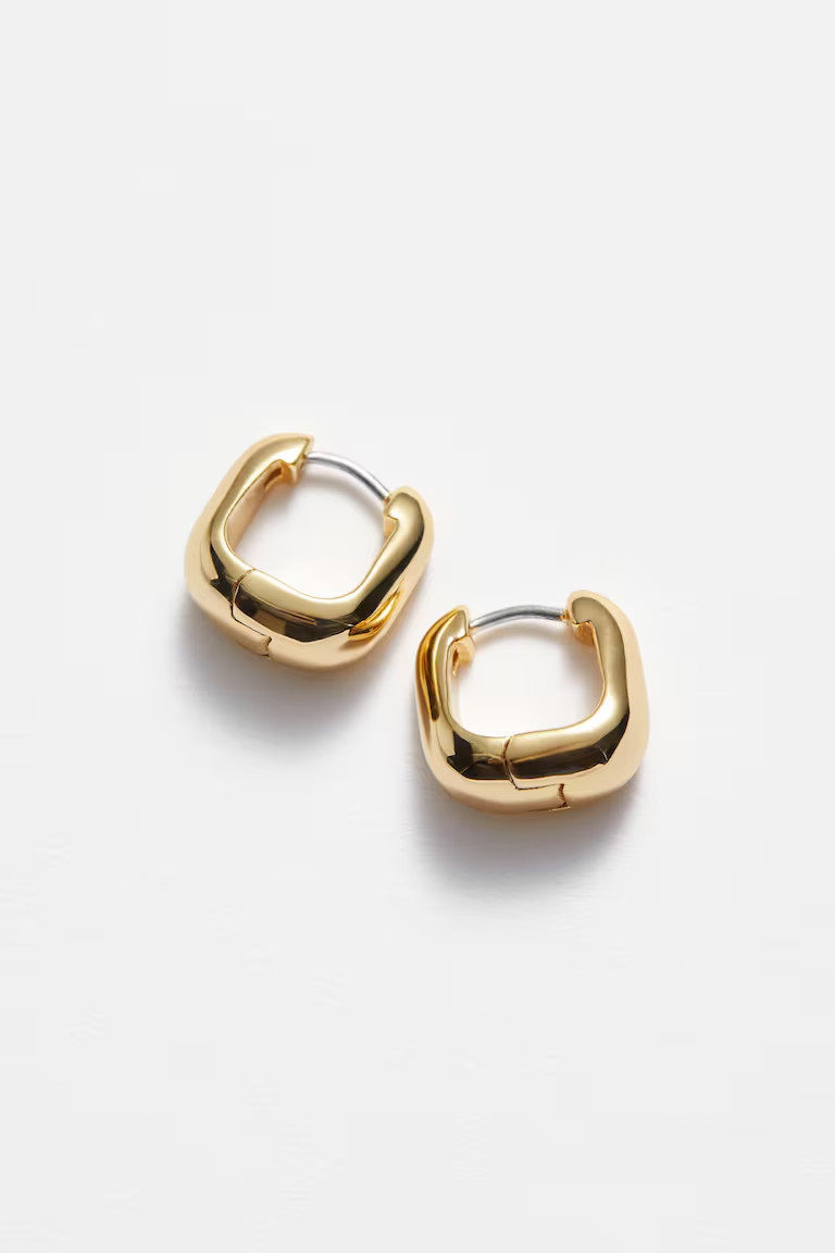 Square Hoop Earrings | H&M (UK, MY, IN, SG, PH, TW, HK)