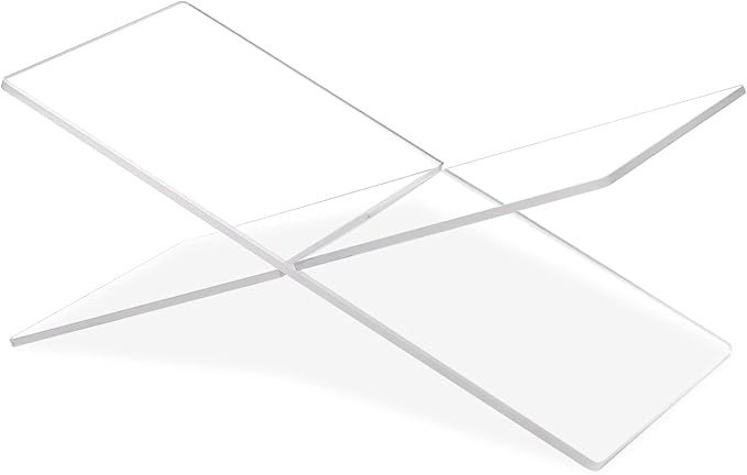 Ikotich Acrylic Book Stand, Clear Acrylic Book Holder Book Stands Display and Bookmark, Reading S... | Amazon (US)