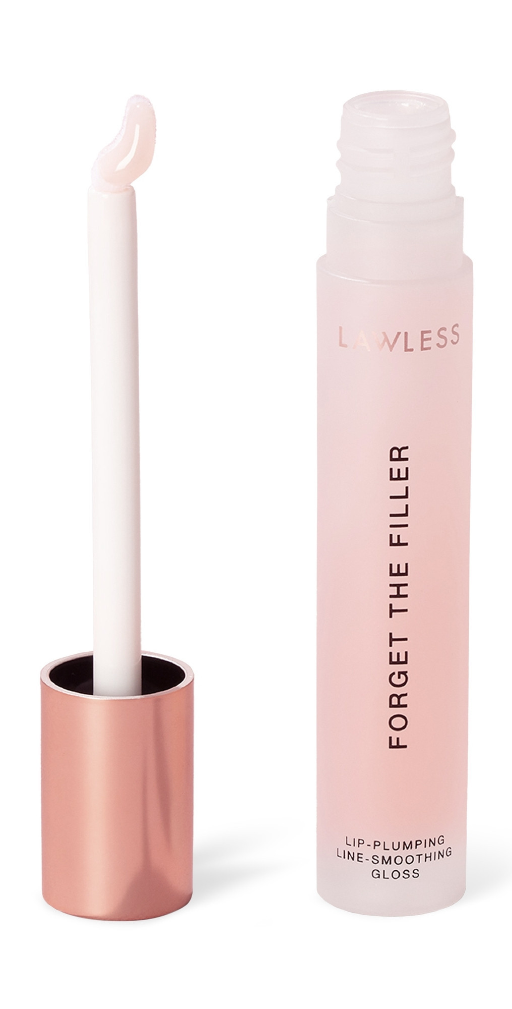 LAWLESS Forget The Filler Lip Plumper Line Gloss - Queen Size Rosy 0.19 oz. / 5.6 mL | Shopbop