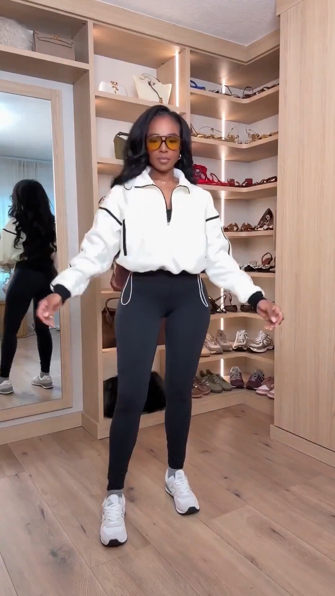 OFF-DUTY BUT PUT TOGETHER 🤍

This is the kind of sporty look I’ll wear on repeat. A cropped pullover, sleek black leggings and sneakers make it perfect for errands, travel days, school drop-off or an easy weekend.

Wearing: Size Small | 5’4” | 140 lbs | 34D-27-40

sporty chic outfit, athleisure outfit women, black leggings outfit, cropped pullover outfit, casual mom outfit, airport outfit women, travel day outfit, errands outfit, elevated athleisure, sneaker outfit women, casual fall outfit, everyday outfit ideas

📲 Download the FREE LTK app & follow me (@kirasfashionfinds).

#LTKPetite #LTKActive

#LTKmomlife #LTKootd