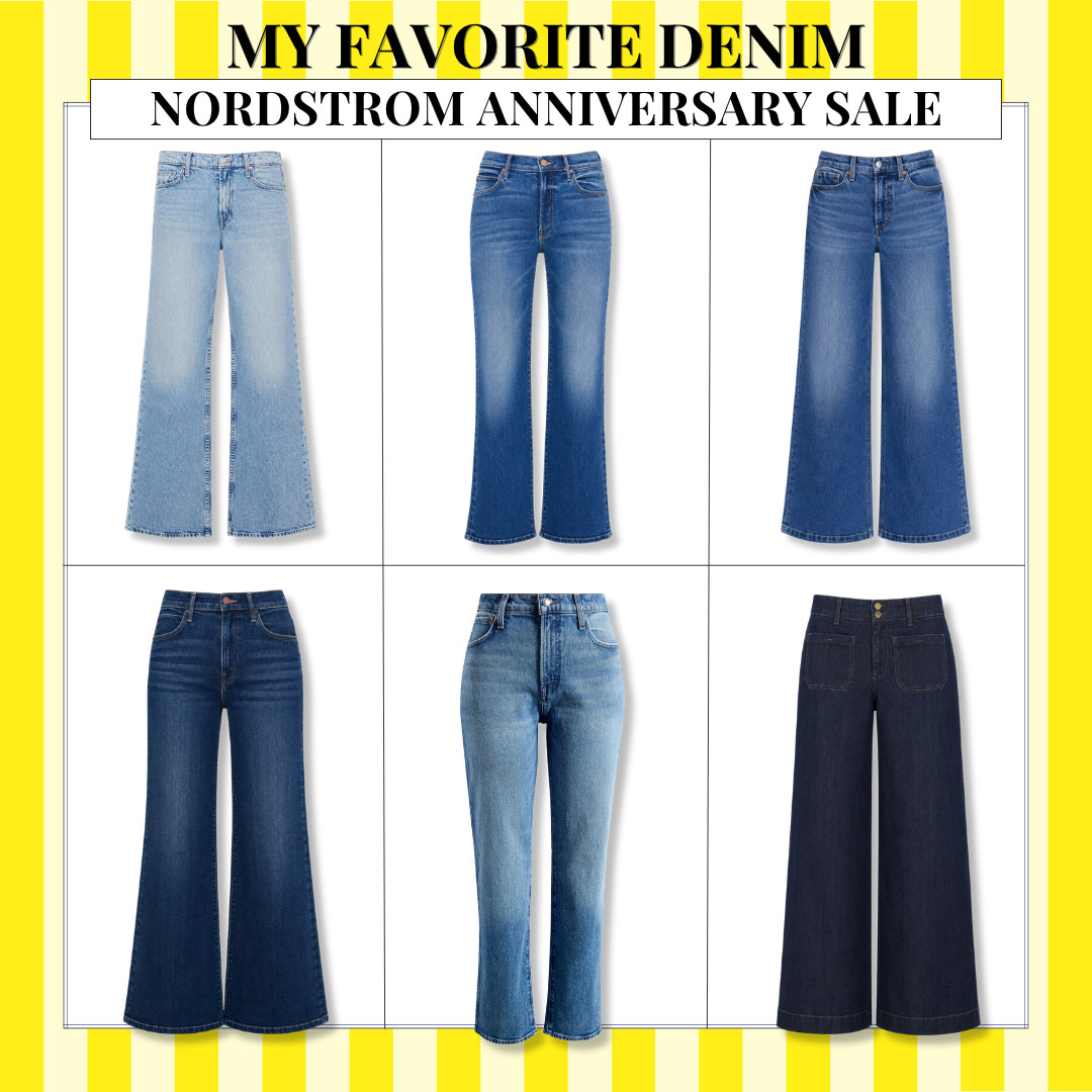 My Favorite Denim The Nordstrom Anniversary Sale is one of the best opportunities all year to invest in premium denim. Brands like AG, MOTHER, PAIGE, and FRAME rarely see discounts like this, making it the perfect time to refresh your everyday denim with better fabrics, flattering fits, and washes you'll wear for years.

Sizing: Wearing a 27 / Size 6 in denim.

Nordstrom Anniversary Sale, AG jeans, MOTHER denim, PAIGE jeans, FRAME denim, wide leg jeans, flare jeans, straight leg jeans, high rise jeans, dark wash denim, light wash denim, everyday jeans, fall denim, capsule wardrobe, workwear jeans, premium denim, women's jeans, Nordstrom finds, Audrie Dollins 

 #LTKootd #LTKOver40 #LTKSaleAlert