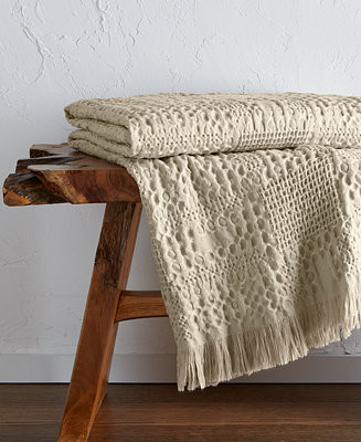 Mixed Waffle Throw, 50" x 60" | Macy's