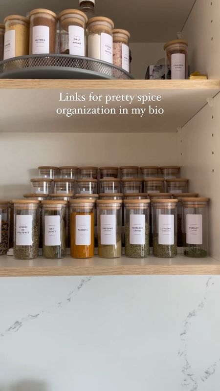 Spice canisters. Spice organization.  Spice cupboard  

#LTKxPrimeDay #LTKhome #LTKFind