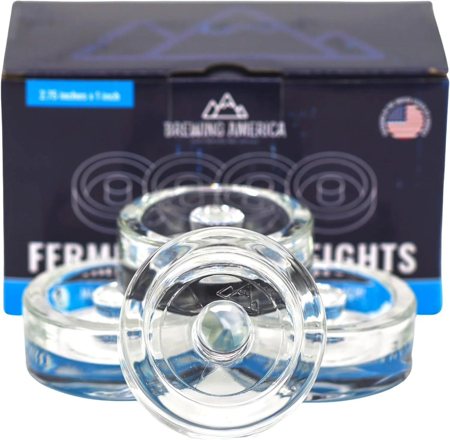 4-Pack Fermentation Glass Weights with Easy Grip Handles Heavy Fermenting Weights Fermentation Ki... | Walmart (US)