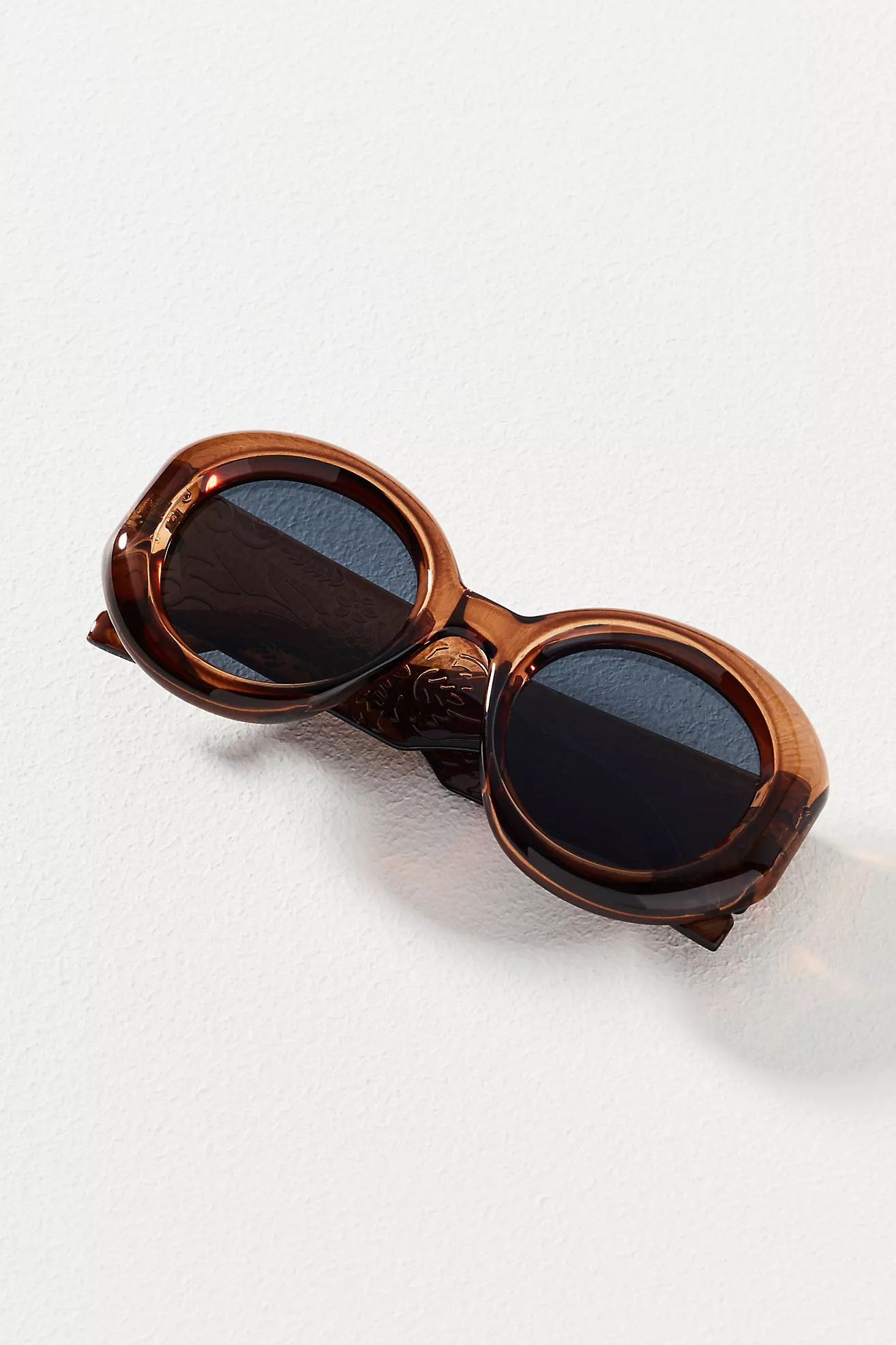 I-SEA Circle Floral Sunglasses | Anthropologie (US)