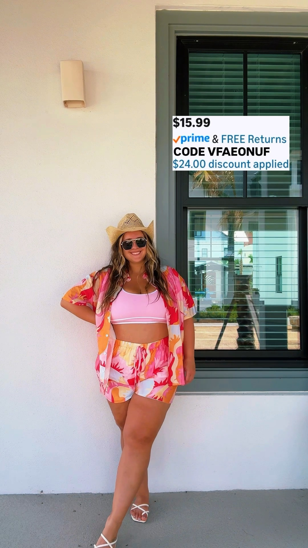 SCREENSHOT TO EASILY COPY/PASTE PROMO CODE! 

Shown in size XXL 

#LTKMidsize #LTKSwim #LTKootd