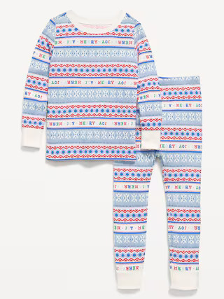 Printed Snug-Fit Pajama Set for Toddler & Baby | Old Navy (US)