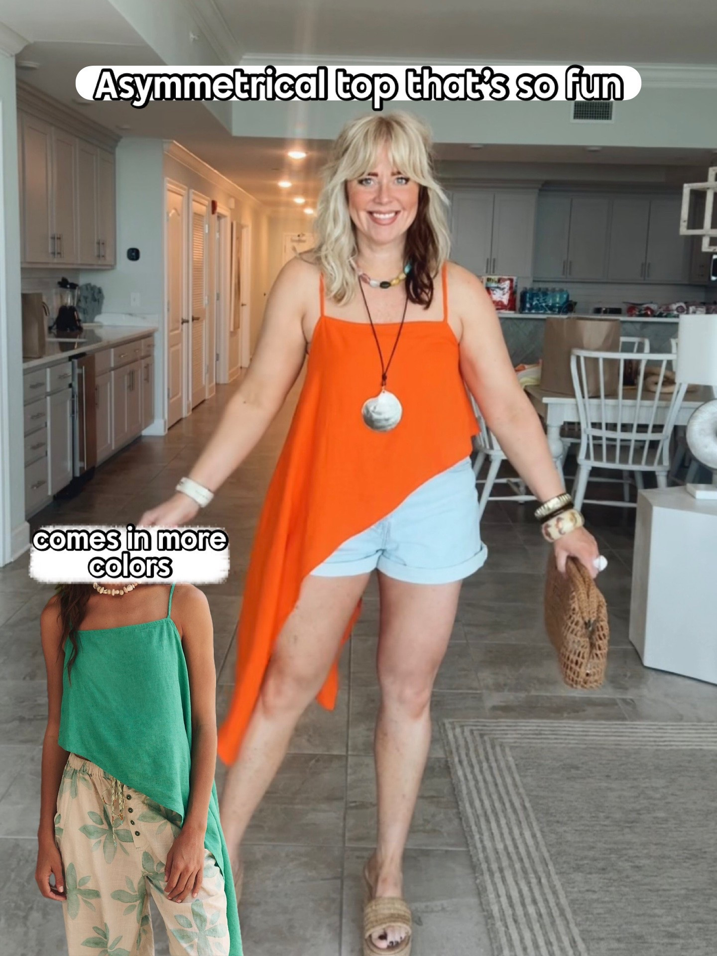 I’m wearing a small in this top! Linking some different style asymmetrical tops from Amazon.

#LTKOver40