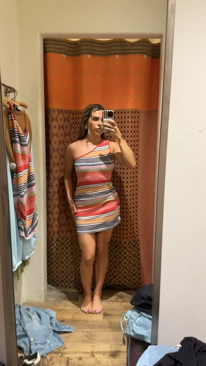 How cute is this striped Free People dress for spring and summer?! Also comes in two other patterns! 🧡

#LTKootd #LTKSeasonal