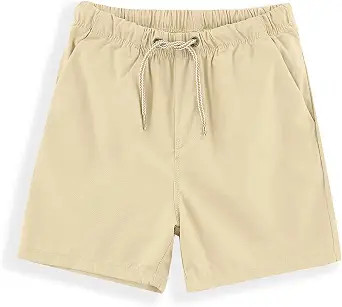 Toddler Boys Shorts Cotton Shorts with Drawstring Casual Elastic Waist Shorts for Boys or Girls 2... | Amazon (US)