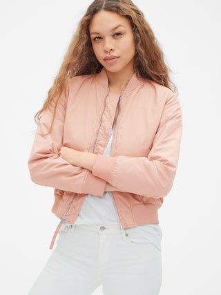 Nylon Bomber Jacket | Gap US